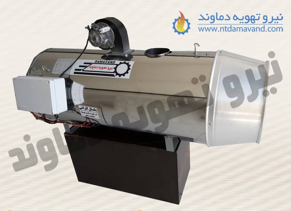 Exhaust jet heater with two engines NT2d100 